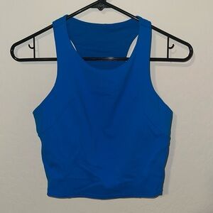 Lululemon Wonder Train Cropped Tank - Built In Bra